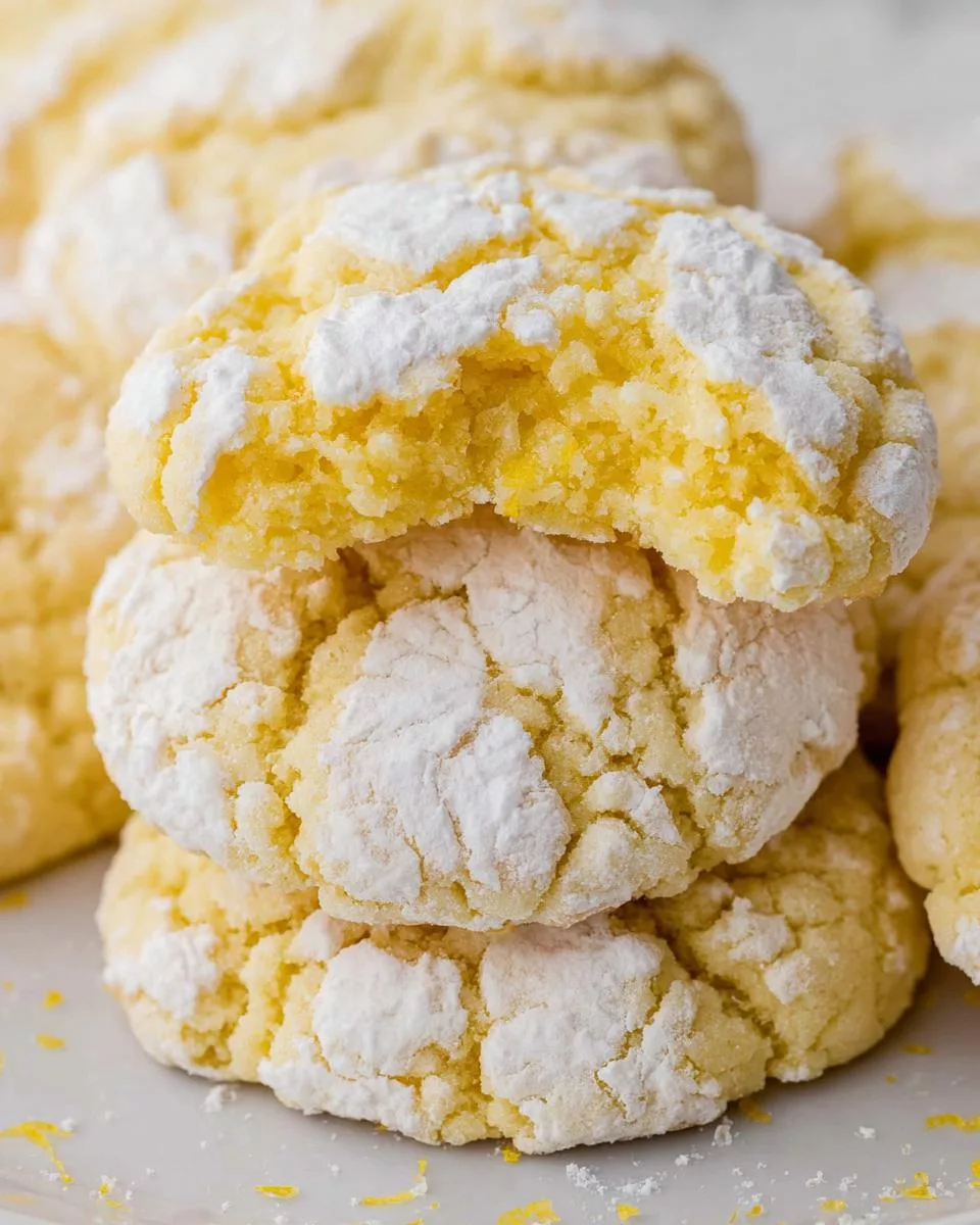 Lemon Cake Mix Cookies - detail 2