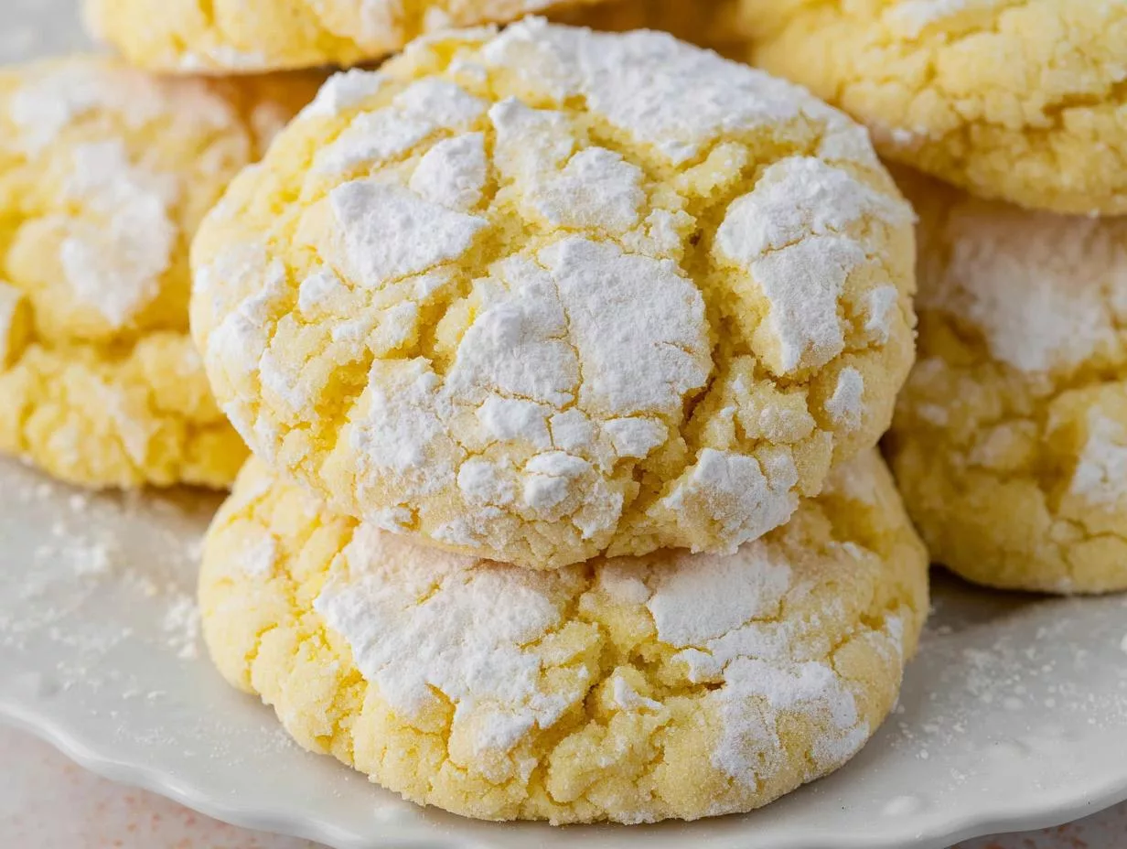 Lemon Cake Mix Cookies