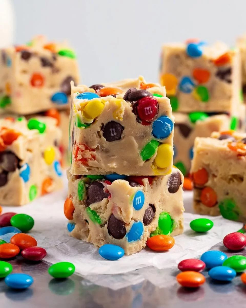 M&M Cookie Dough Fudge - detail 2