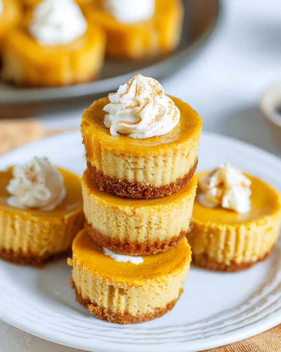 Mini Pumpkin Cheesecakes - detail 2