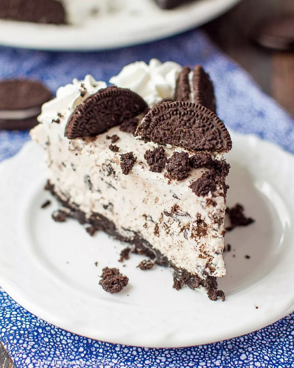 No Bake Oreo Cheesecake - detail 1