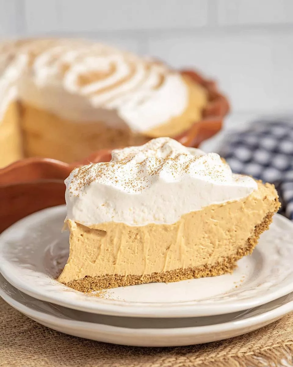 No-Bake Pumpkin Cream Pie - detail 1