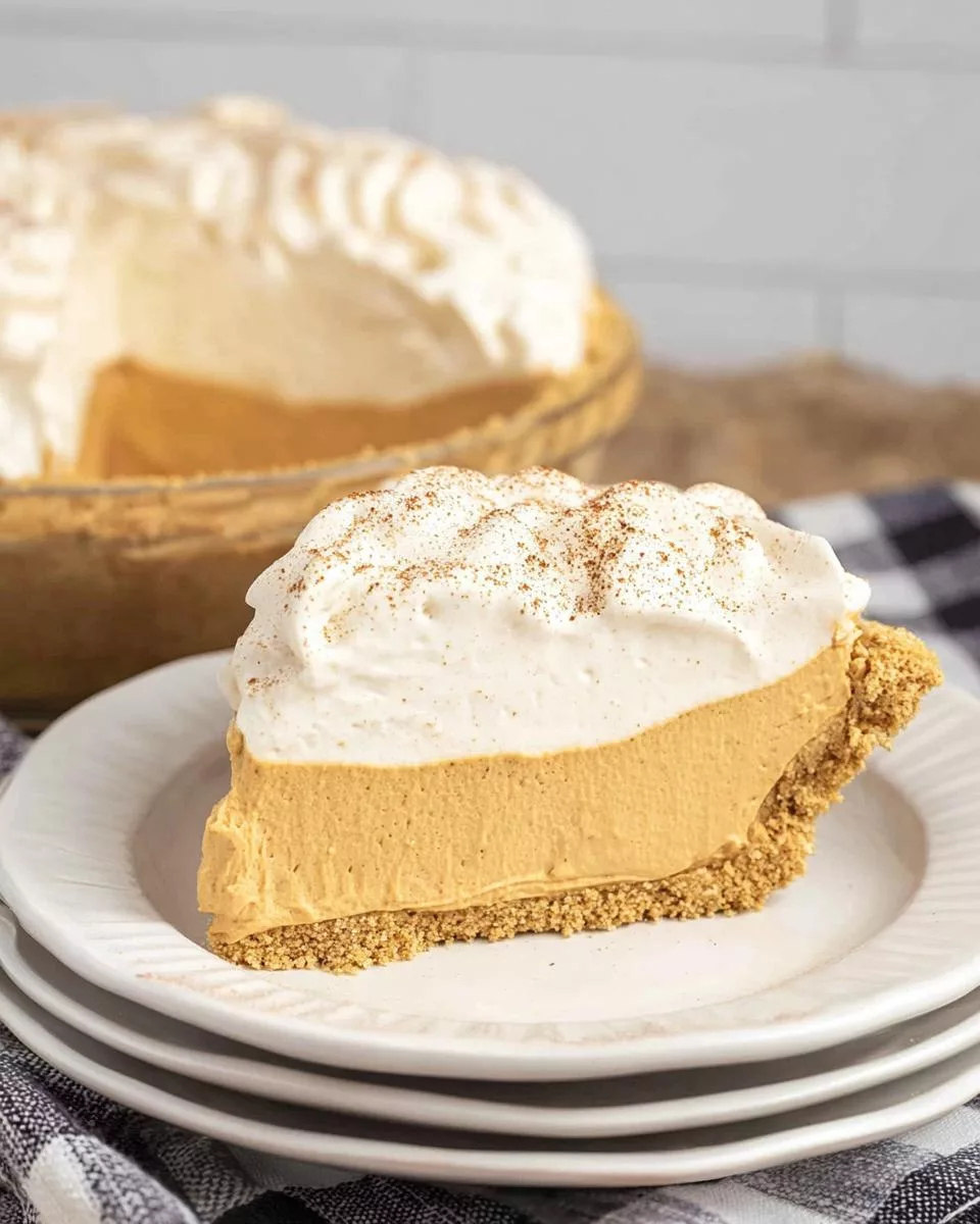 No-Bake Pumpkin Cream Pie - detail 2