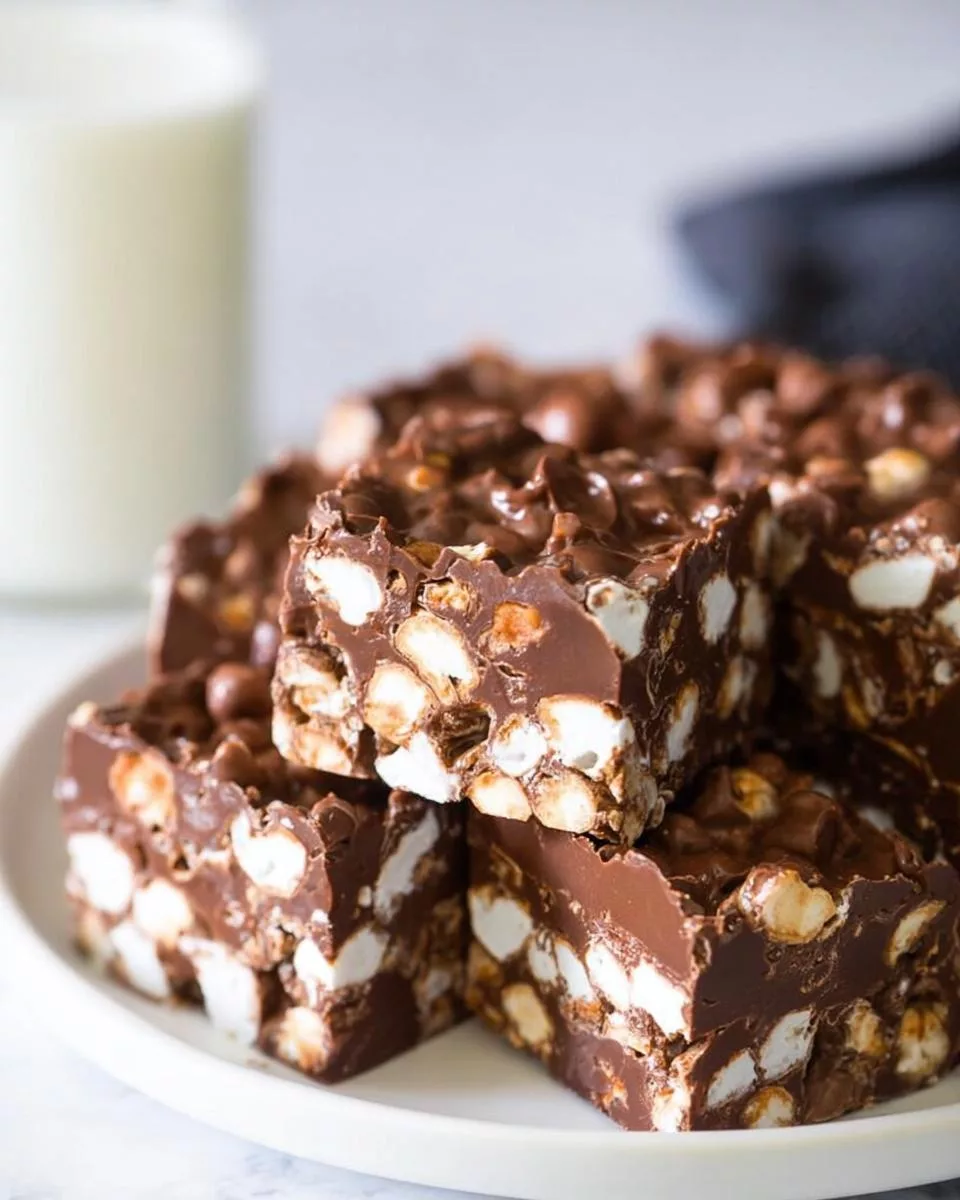 No Bake Rocky Road Bars - detail 1
