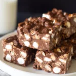 No Bake Rocky Road Bars
