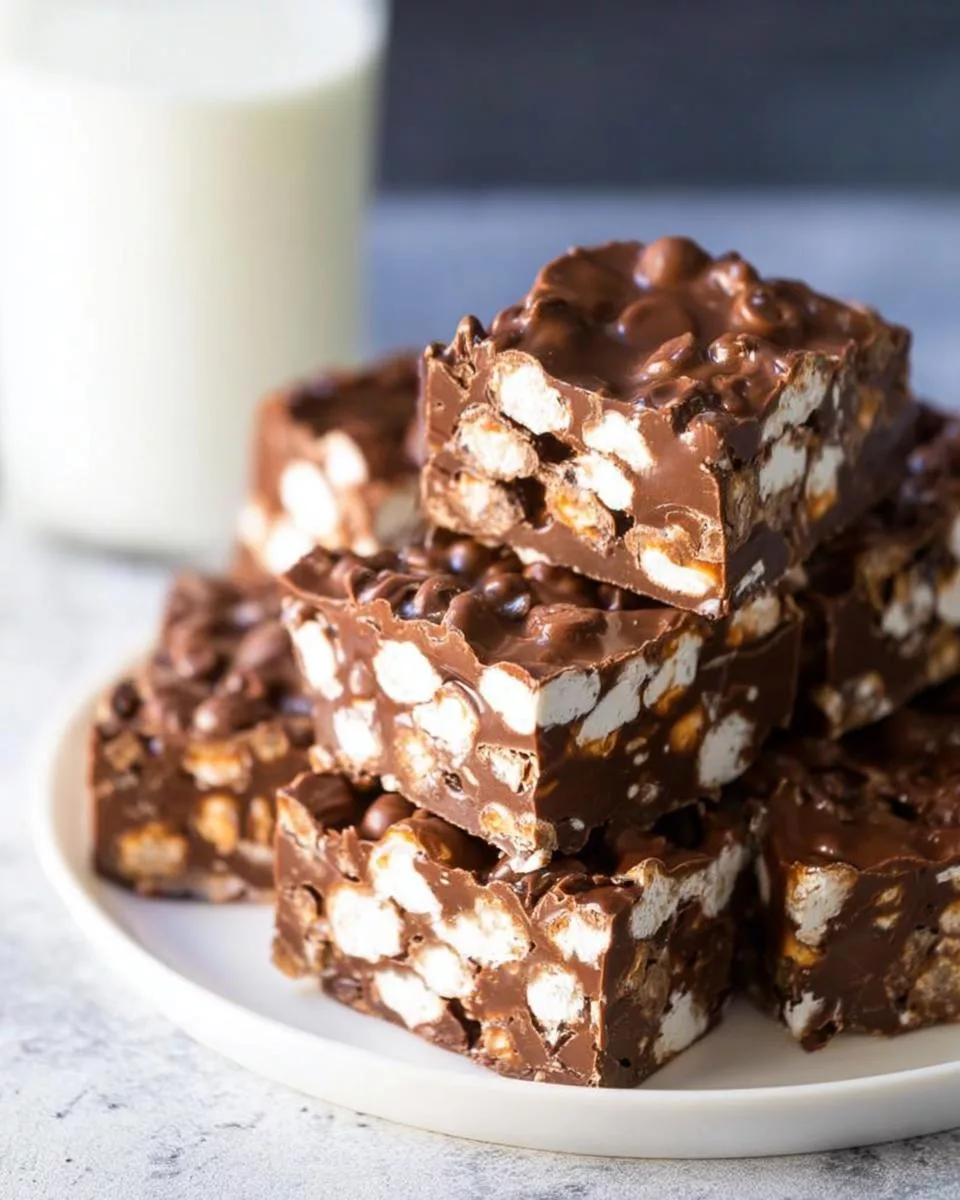 No Bake Rocky Road Bars - detail 2
