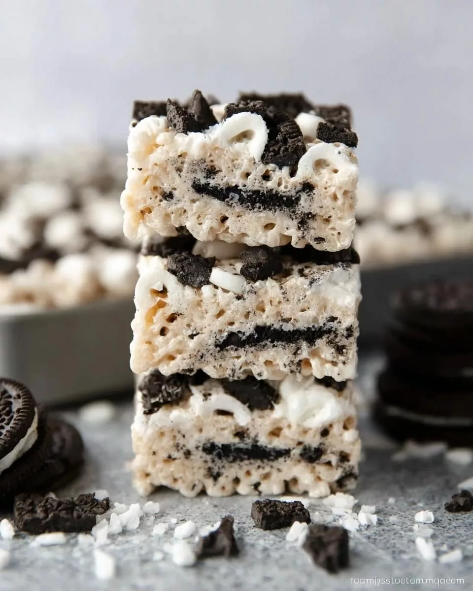Oreo Rice Krispie Treats - detail 2