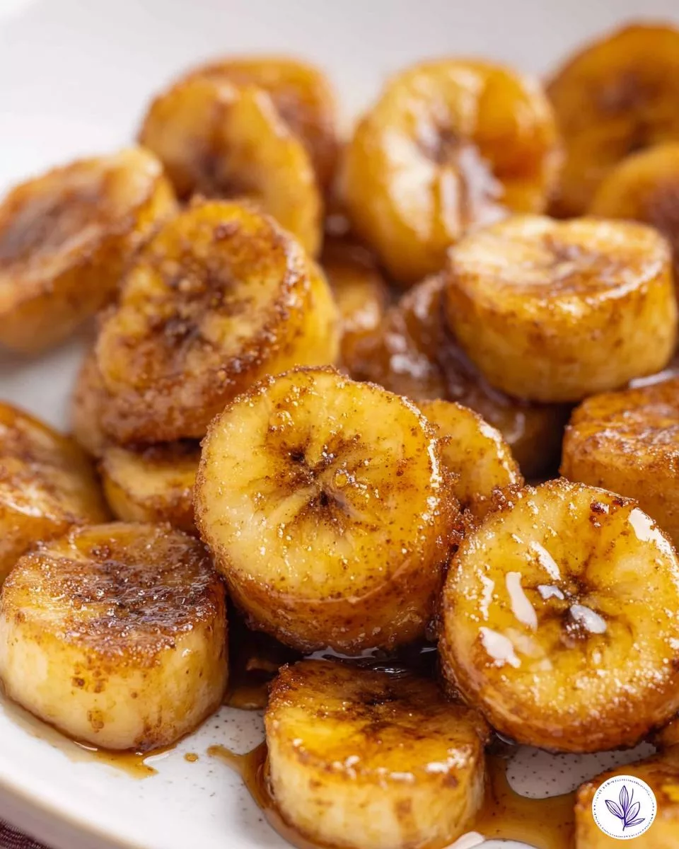 Pan Fried Bananas - detail 1