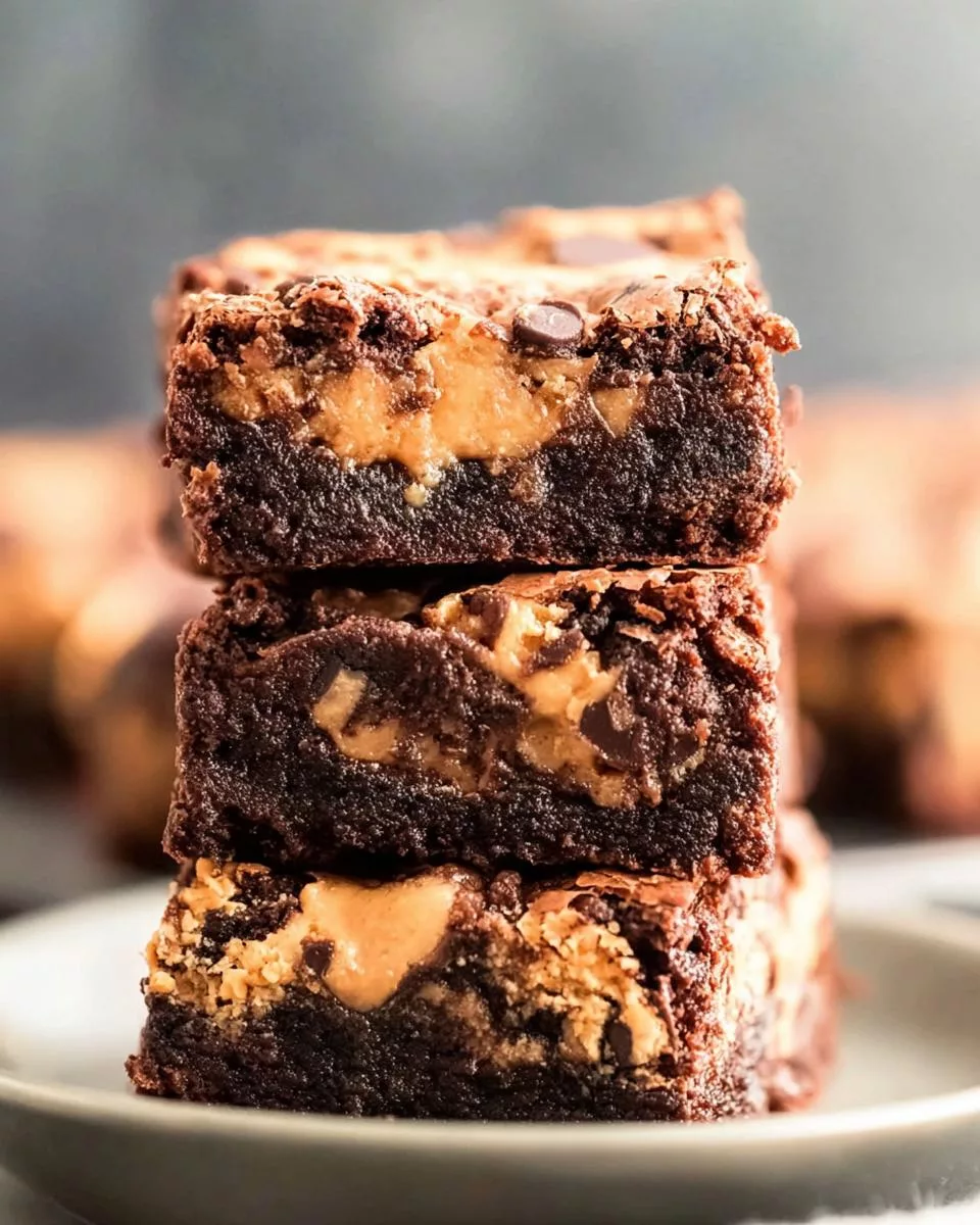 Peanut Butter Brownie Recipe - detail 1