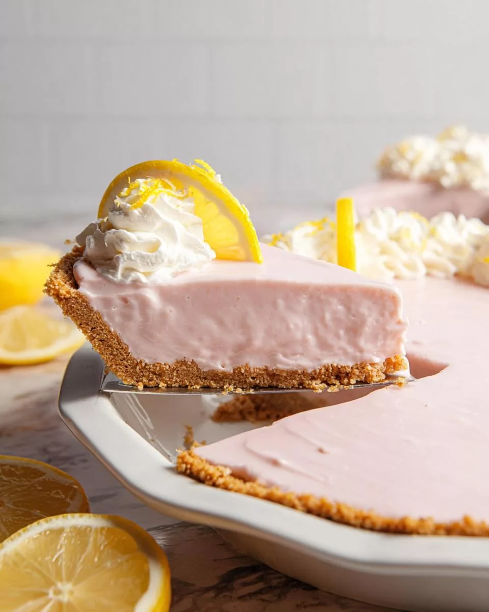 Pink Lemonade Pie - detail 1