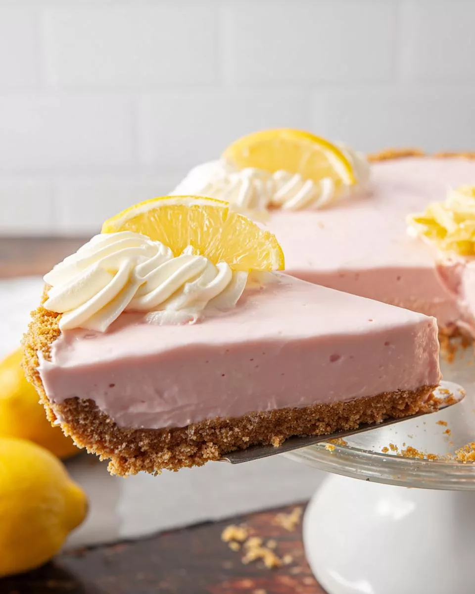 Pink Lemonade Pie - detail 2