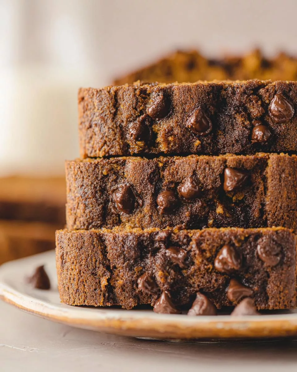 Pumpkin Chocolate Chip Bread - detail 1