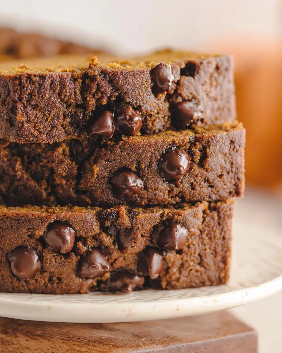 Pumpkin Chocolate Chip Bread - detail 2