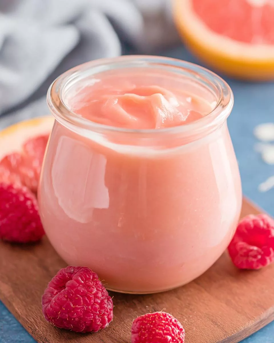 Raspberry Grapefruit Curd - detail 2