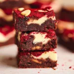 Red Velvet Chocolate Cheesecake Brownies Recipe