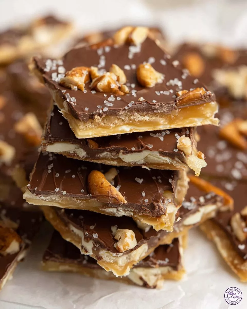 Saltine Cracker Toffee - detail 2