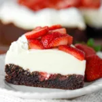 Strawberry Brownie Cheesecake