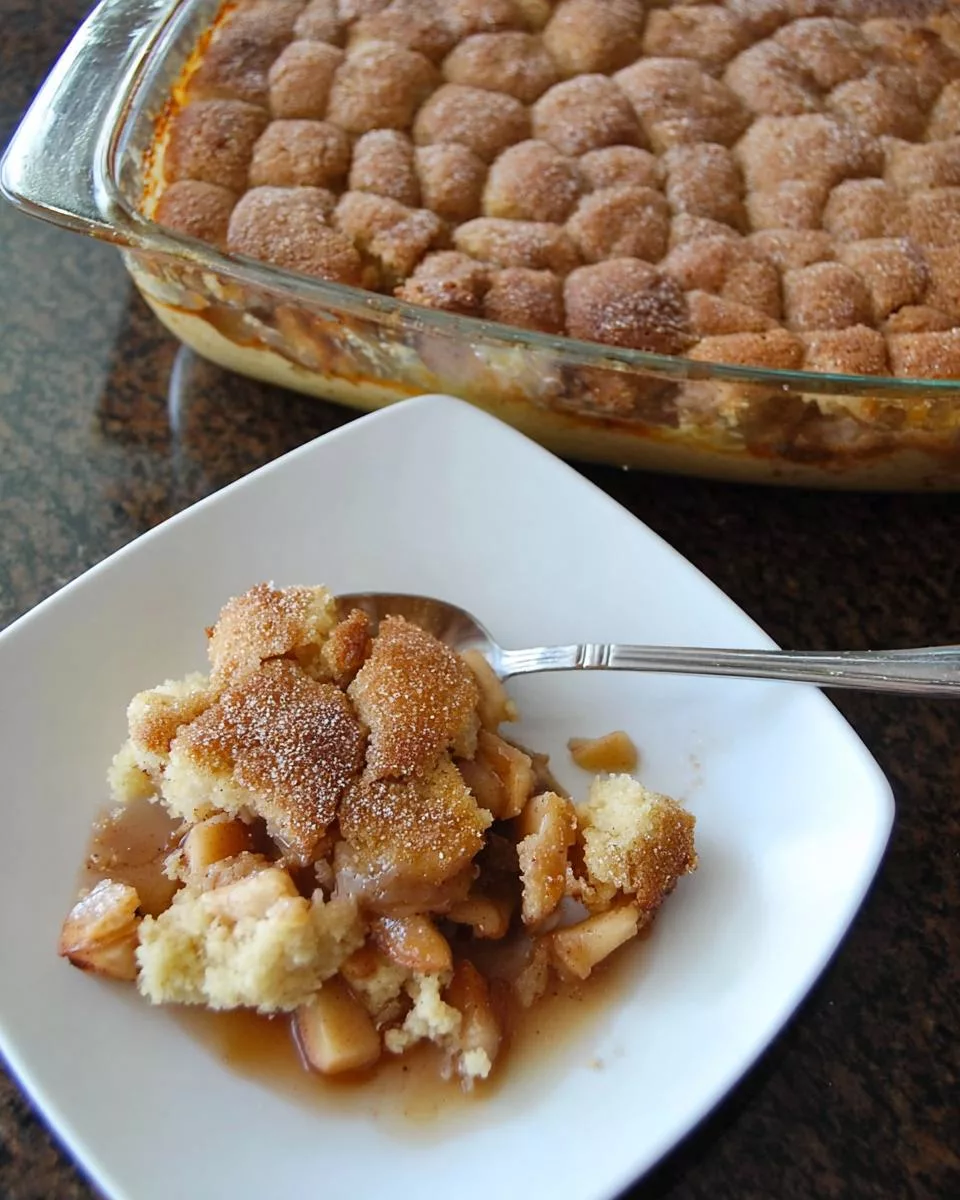 Sugar Cookie and Apple Cobbler - detail 1